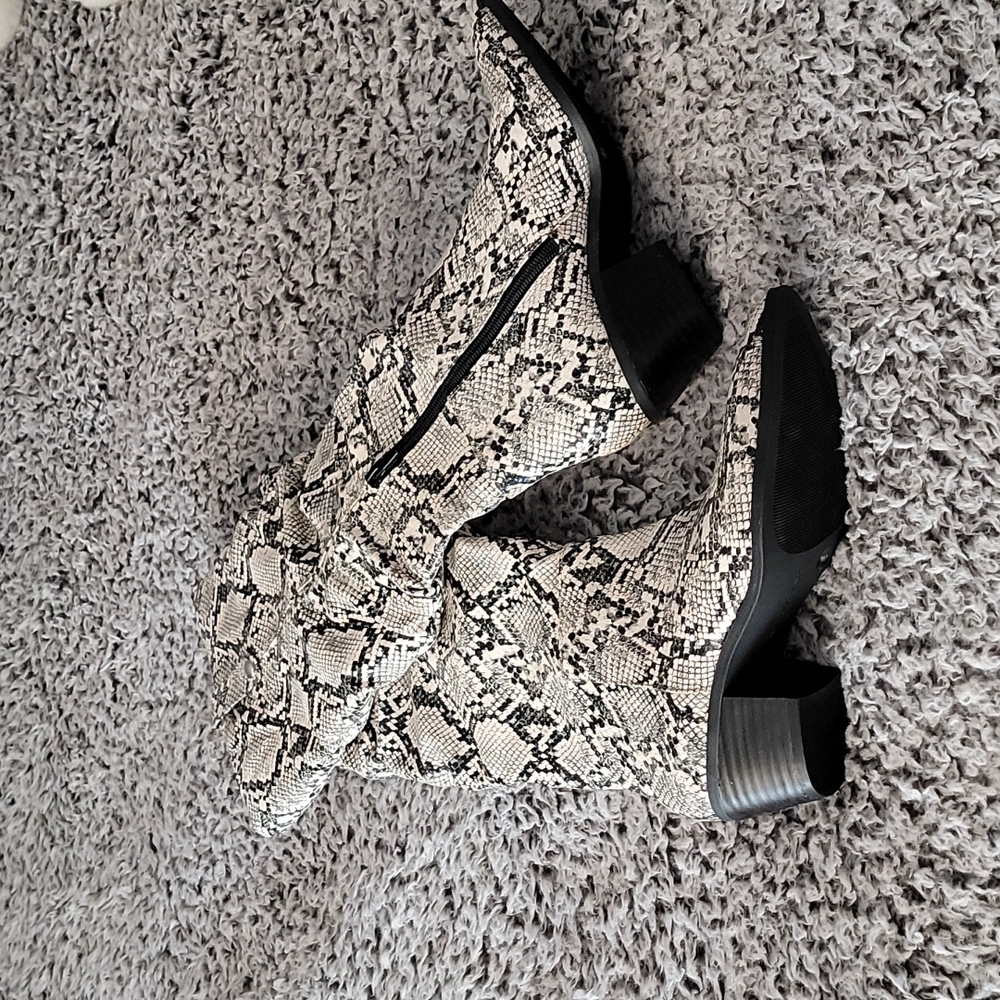 I.N.C Snakeskin Boots